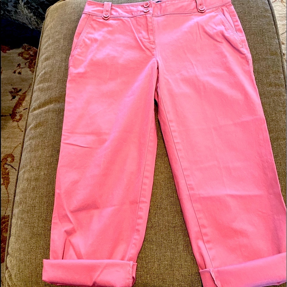 Talbot’s Petite Girlfriend Pants - Jetty Red New